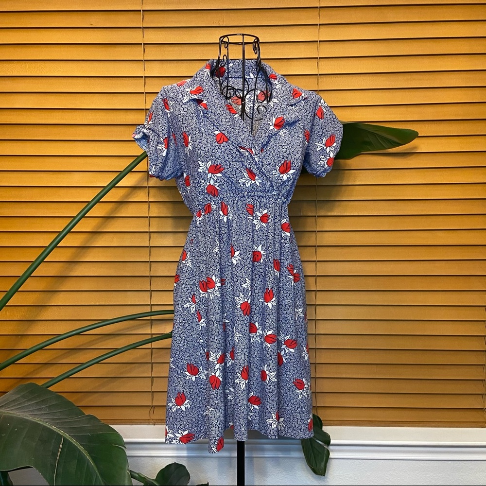 🌹Vintage Floral Mini Dress🌹